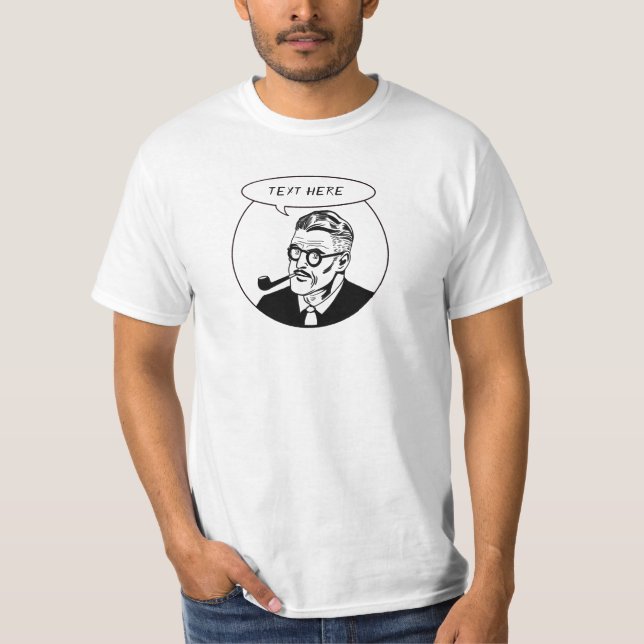 Daddy sagt "Text anpassen" T-Shirt (Vorderseite)