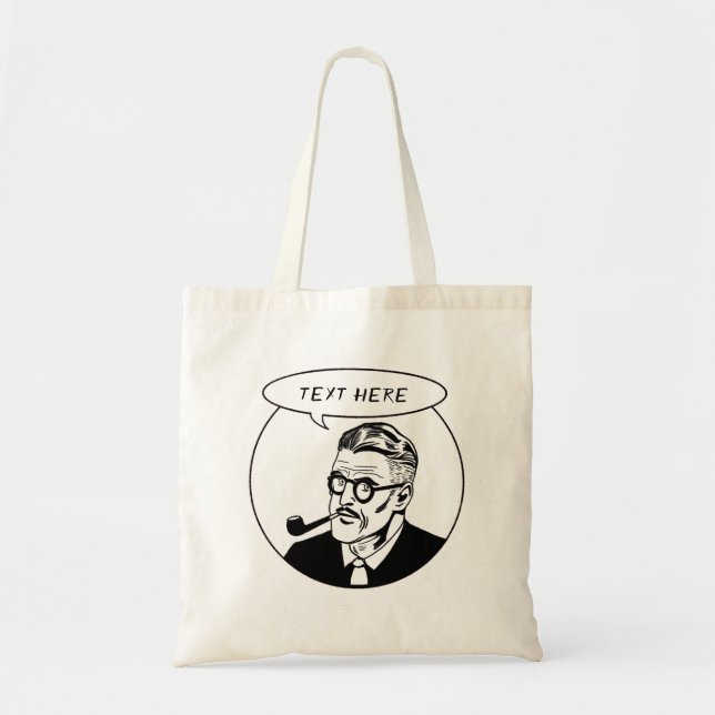 Daddy sagt "Text anpassen" Tragetasche (Vorne)