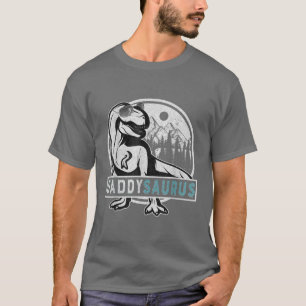 Daddy Saurus T re Dinosaur Men Vatertagsfamilie T-Shirt