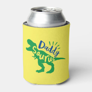 Daddy Saurus T-Rex Silhouette Dosenkühler