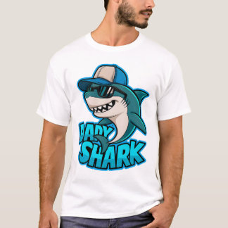 Daddy Shark Cool Vater Vibes T - Shirt