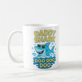 Daddy Shark, Doo Doo Doo-Funny & Niedlicher Vatert Kaffeetasse