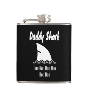 Daddy Shark Doo Doo Trendy Niedlich Song Flachmann