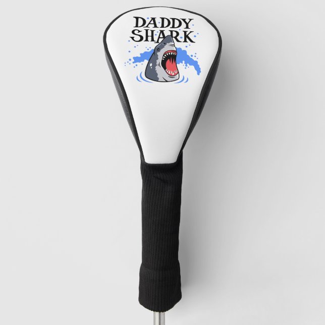 Daddy Shark - Great White Golf Headcover (Vorderseite)