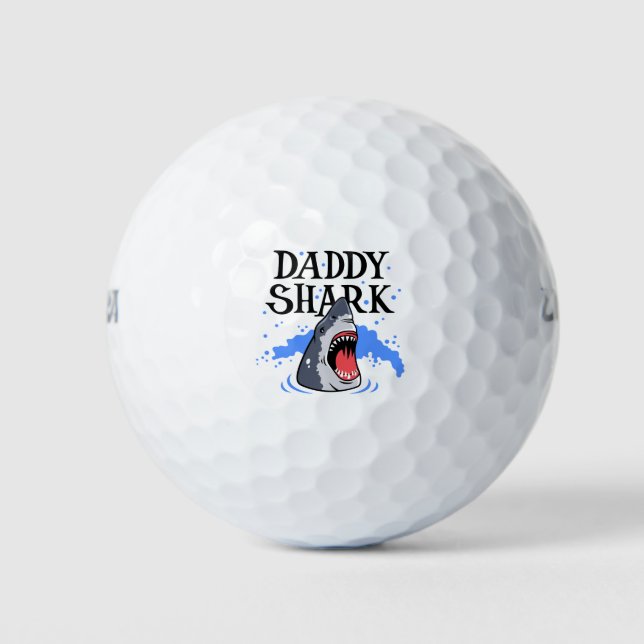 Daddy Shark - Great White Golfball (Vorderseite)
