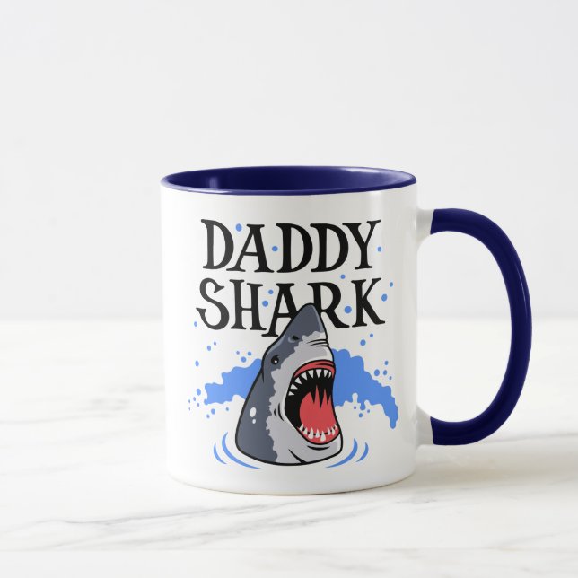 Daddy Shark - Great White Tasse (Rechts)