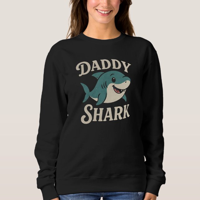 DADDY  SHARK SWEATSHIRT (Vorderseite)