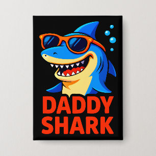 Daddy Shark Vatertagsgeschenke Button