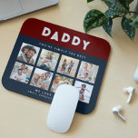 Daddy Sie sind einfach die beste FotoCollage Mousepad<br><div class="desc">Daddy You're Simply The Best Foto Collage Personalisiert Foto Template Individuelle Name Mouse Pad verfügt über acht von Ihren Lieblings-Fotos mit dem Text "Daddy you're just the best" in modernen Skript Typografie. Personalisieren Sie unten mit Ihrem benutzerdefinierten Text und Ihren Namen. Perfektes Geschenk für Papa zum Geburtstag, Weihnachten, Feiertagen und...</div>