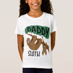 Daddy Sloth Animal Lovers Unglaublich witzig Gesch T-Shirt
