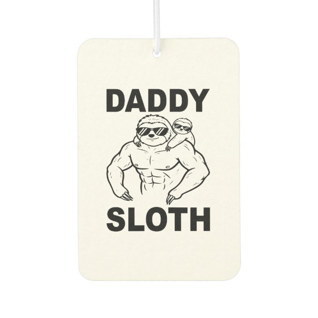 Daddy Sloth Autolufterfrischer (Vorderseite)