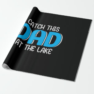 Daddy spendet diesen Vater am See Geschenkpapier