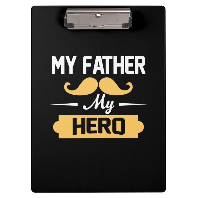 Daddy spendet meinem Vater meinen Helden Klemmbrett (Vorderseite)