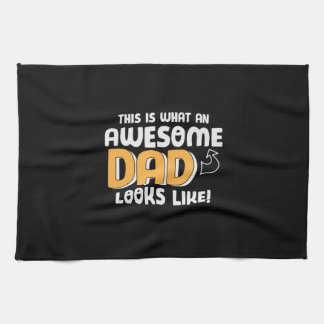 Daddy spendet, wie ein Phantastischer Vater aussie Geschirrtuch