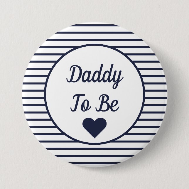 Daddy to be Baby Shooter Button (Vorderseite)
