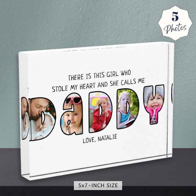 DADDY-Tochter-Sprichwort 5 FotoCollage Fotoblock (Von Creator hochgeladen)