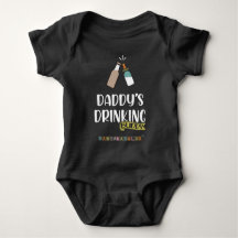 Daddy trinkt Buddy Baby Bodysuit