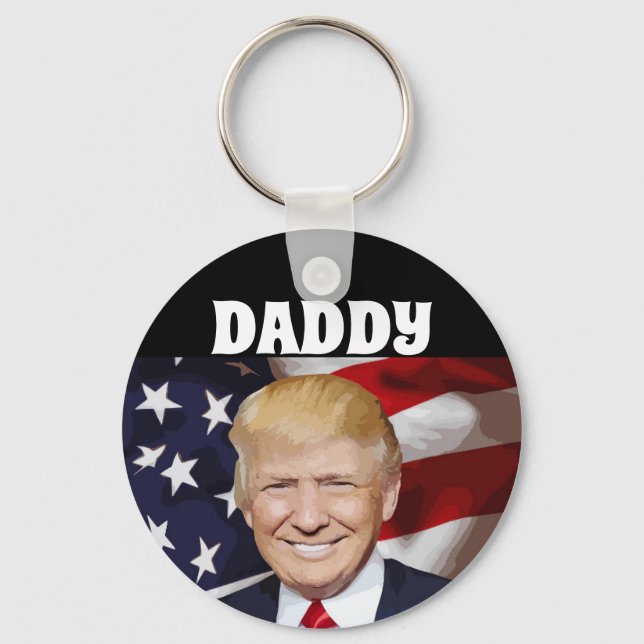 DADDY TRUMP SCHLÜSSELANHÄNGER (Vorderseite)