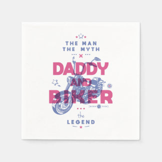 Daddy und biker der Mann der Mythos der Legende Serviette