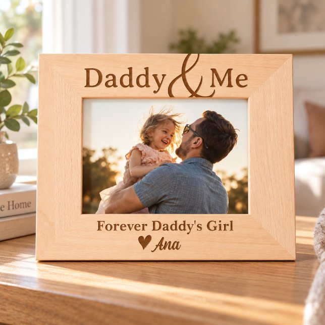 Daddy und ich Bilderrahmen Geätzte Rahmen (Von Creator hochgeladen)