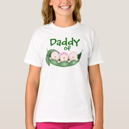 Daddy von gemischten Triplets T-Shirt
