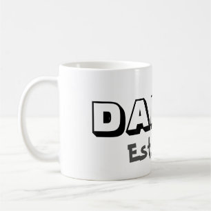Daddy w/Customizable Date Coffee Tasse