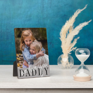 Daddy We Liebe Sie maßgeschneidertes Foto Fotoplatte