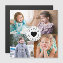 Daddy We Liebe You Heart 4 Foto Collage