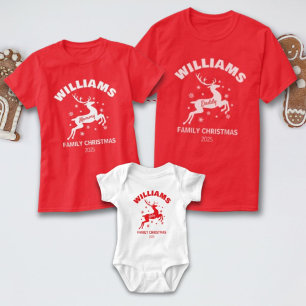 Daddy Winter Rentier Familien Weihnachts T-Shirt