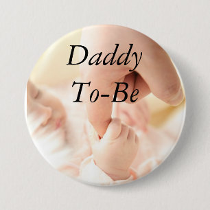 Daddy wird Baby Shower Button