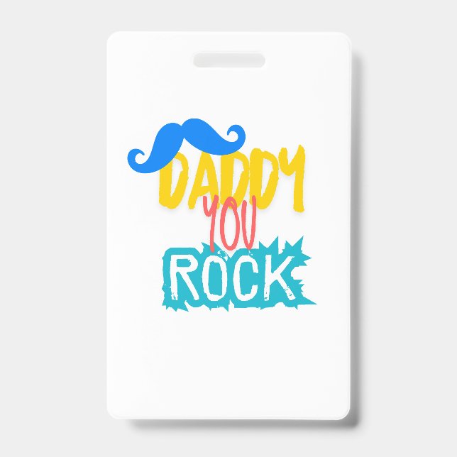 Daddy You Rock Ausweis (Front)