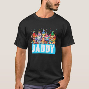 Daddy Zoo Birthday Familienkostüm Party Thema T-Shirt