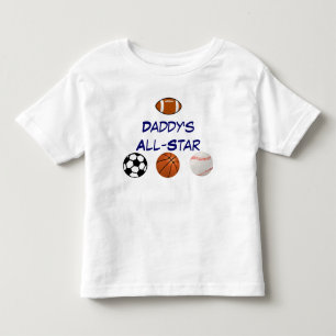 Daddys All-Star-Kleinkind-T-Shirt Kleinkind T-shirt