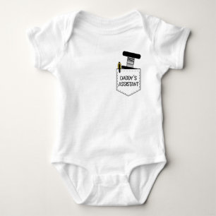 Daddy's Assistent, chiropraktischer Baby, Chiro-T- Baby Strampler
