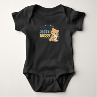 Daddys Best Buddy Süße Babybär-Shirt Design