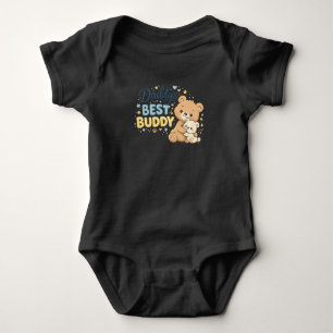 Daddys Best Buddy Süße Babybär-Shirt Design Baby Strampler