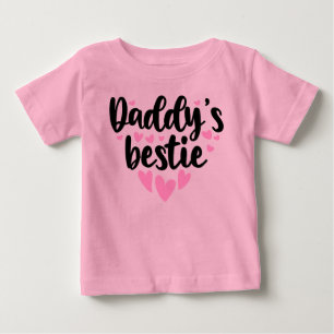 Daddy's Bestie Baby T-shirt