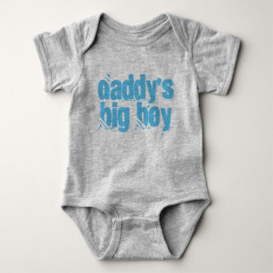 Daddys Big Boy Typografie Baby Strampler