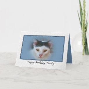 Daddy's Birthday Card mit Cat Karte