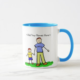 Daddy's Boy (Vater und Sohn) Gewohnte Tasse