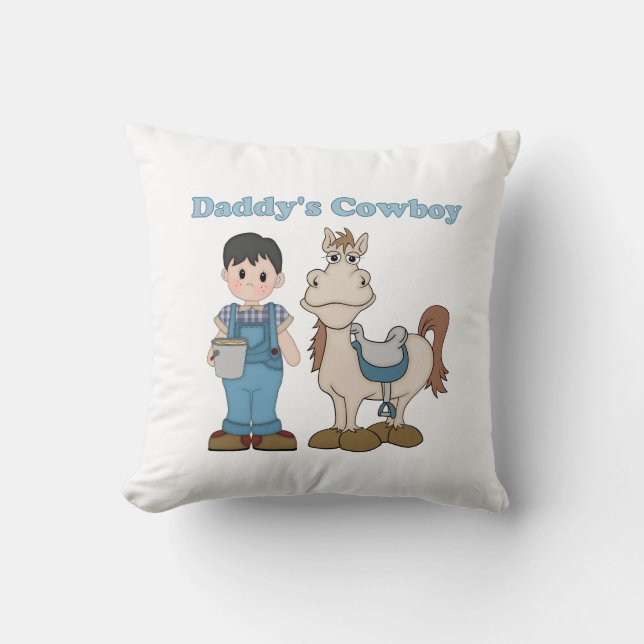 Daddy's Cowboy Kissen (Vorderseite)