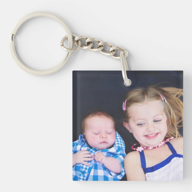 Daddy's Darlings Children's Foto Key Chain Schlüsselanhänger (Vorderseite)