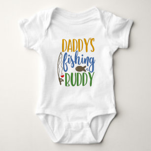 Daddy's Fishing Buddy Baby Strampler