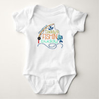 Daddy's Fishing Buddy Personalisiertes Baby