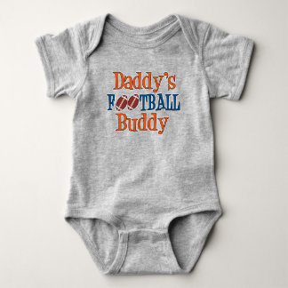 Daddy's Football Buddy Baby Bodysuit Strampler