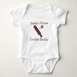 Daddy's Future Cricket Buddy | Custom Cricket Baby Strampler