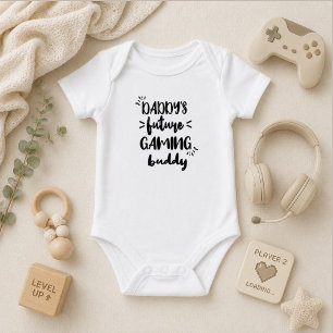 Daddy's Future Gaming Buddy, Niedlich und lustig Baby Strampler