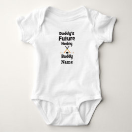 Daddy's Future Hockey Buddy Baby Strampler