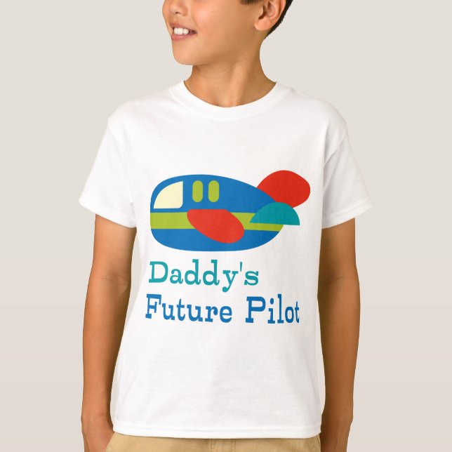 Daddys Future Pilot T-Shirt (Vorderseite)