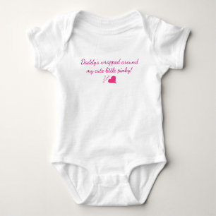 Daddy's Girl 3-Schnappschuss Schnellwechseloutfit  Baby Strampler